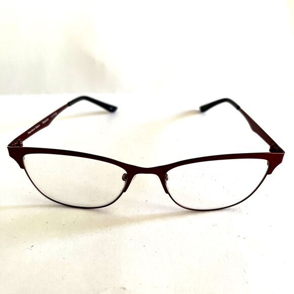 Heartland Eyeglasses Deann Burgundy Designer Frames Only Red 53-17-135 - Picture 1 of 6